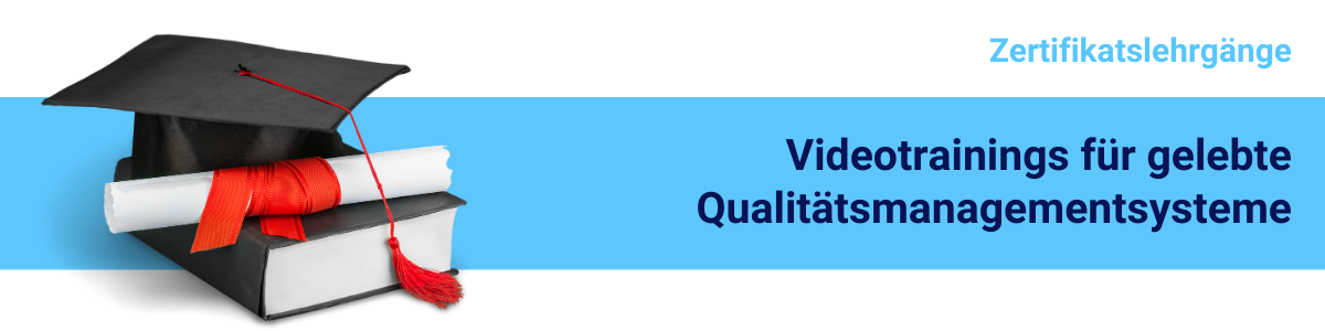 Zertifikatslehrgänge Qualitätsmanagement - Unter Zertifikatslehrgängen findest Du klassische QM-Weiterbildungsangebote (QMB-Ausbildung, 8d-Methode, Maschinen- und Prozessfähigkeitsuntersuchungen) und eine umfangreiche Schulung zum Aufbau von QM-Systemen mit SharePoint.