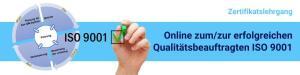 Online zum/zur erfolgreichen Qualitätsbeauftragten ISO 9001